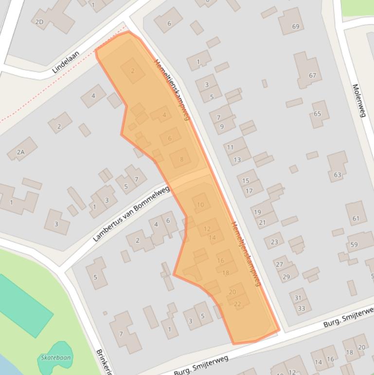 Kaart van postcodegebied 7431CC.