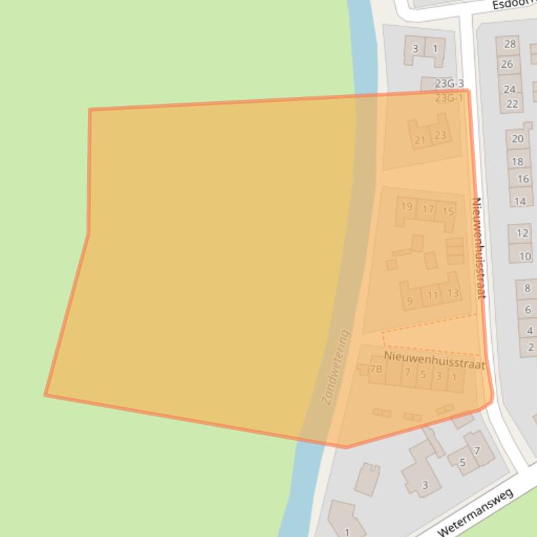 Kaart van postcodegebied 7431CM.