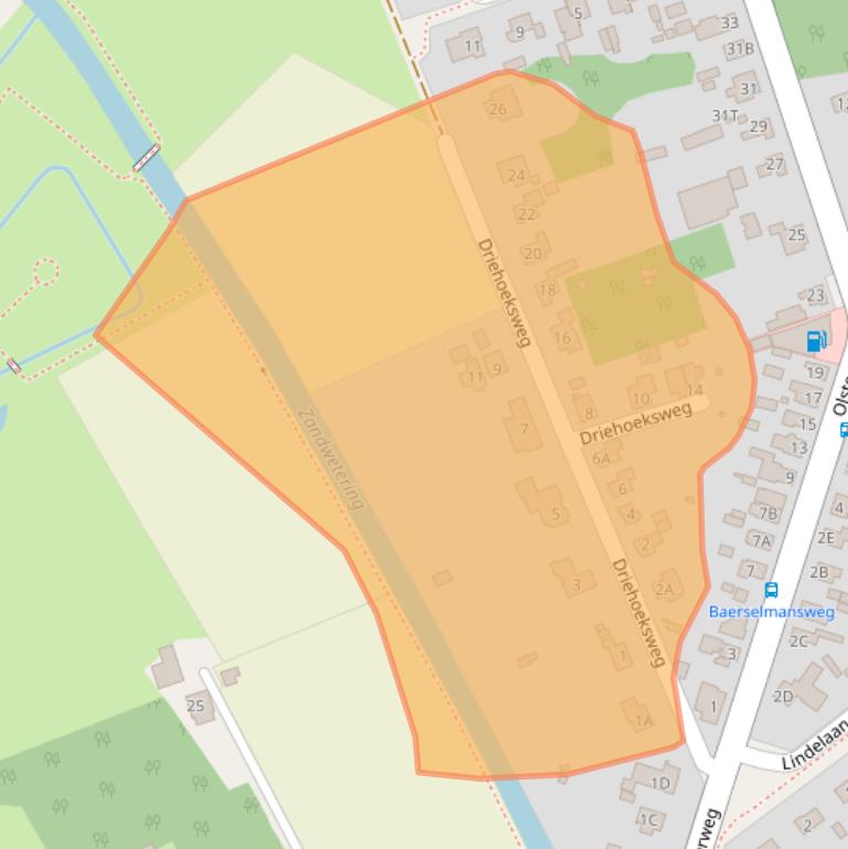 Kaart van postcodegebied 7431EL.