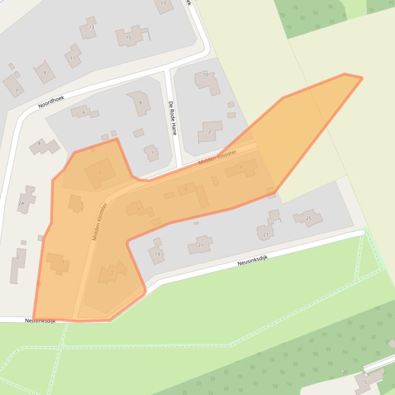 Kaart van postcodegebied 7431JM.