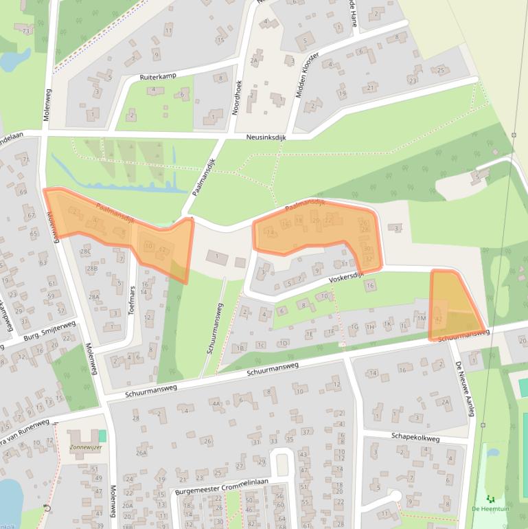 Kaart van postcodegebied 7431KB.