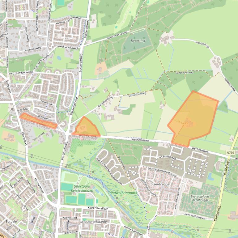 Kaart van postcodegebied 7431PD.