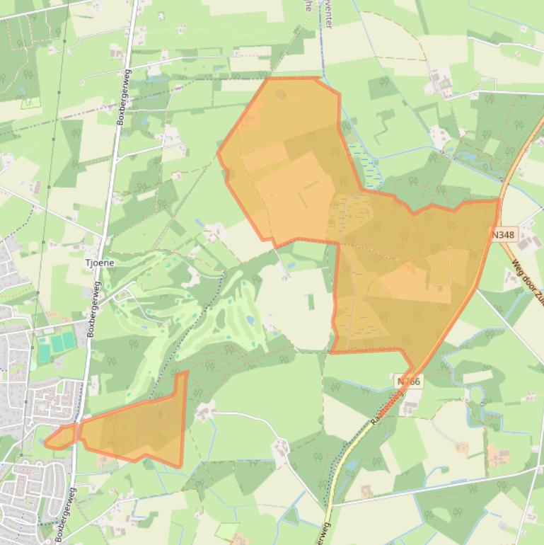 Kaart van postcodegebied 7431PK.