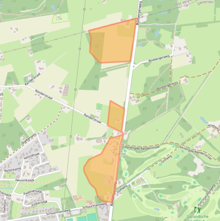 Kaart van postcodegebied 7431PM.