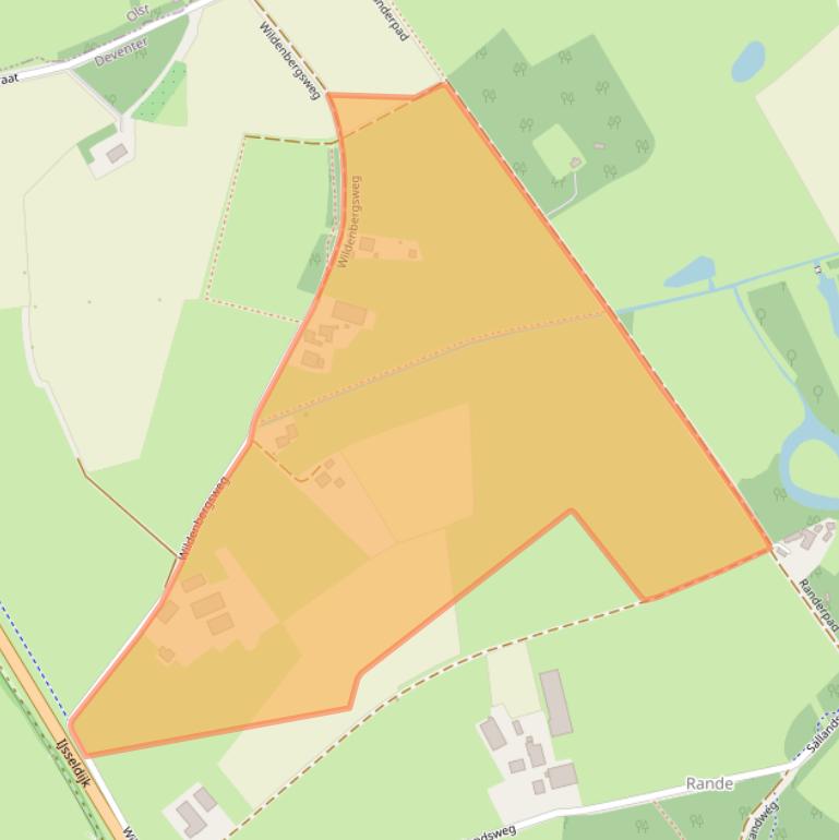 Kaart van postcodegebied 7431PW.