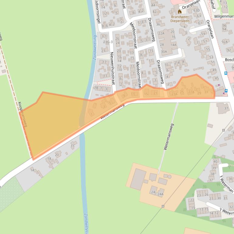 Kaart van postcodegebied 7431RC.