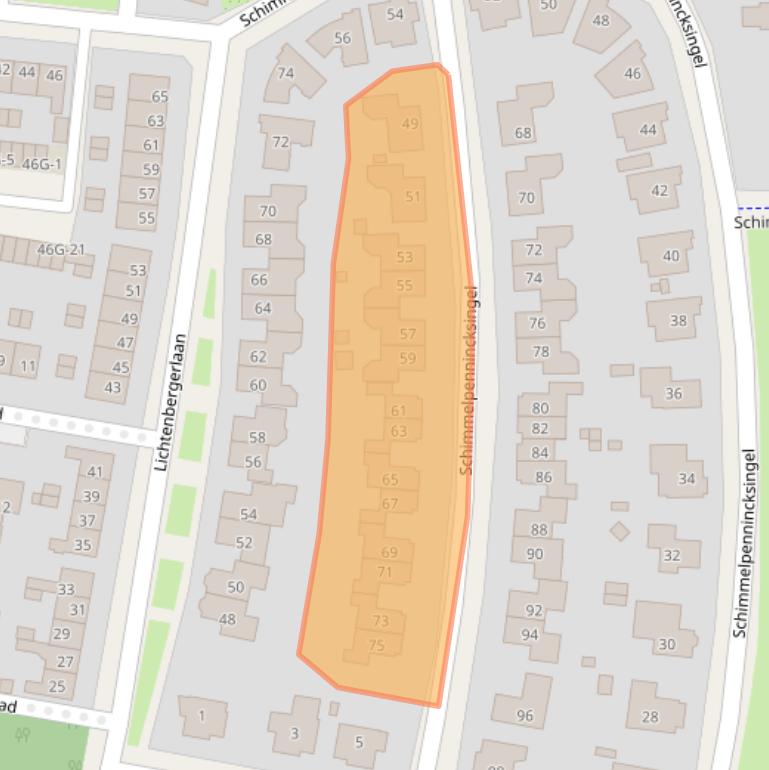 Kaart van postcodegebied 7431ZL.