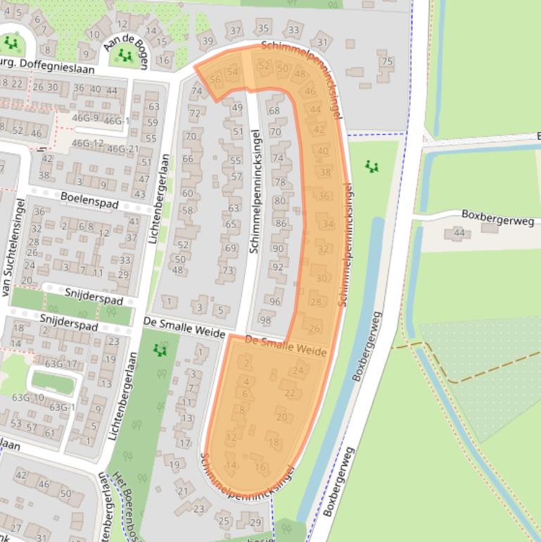 Kaart van postcodegebied 7431ZM.