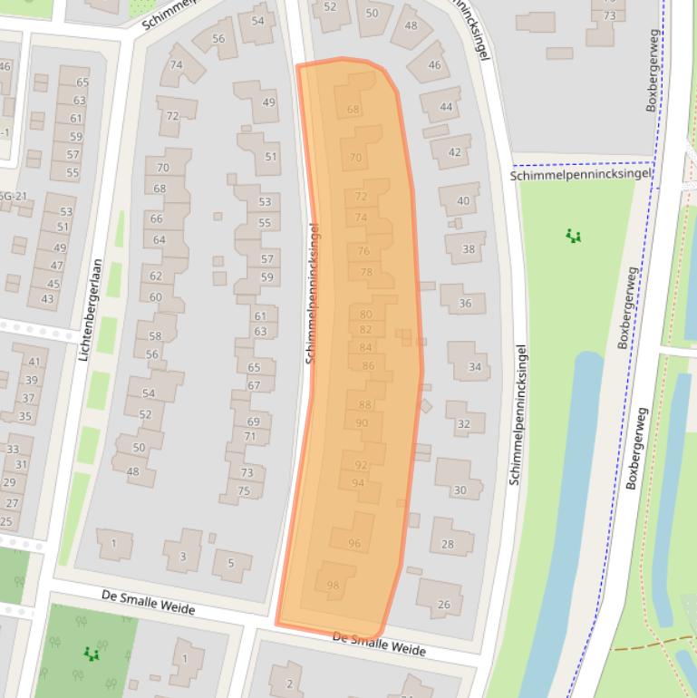 Kaart van postcodegebied 7431ZN.
