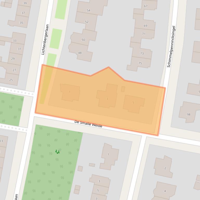 Kaart van postcodegebied 7431ZP.