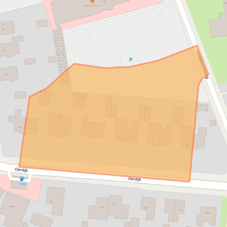 Kaart van postcodegebied 7433AG.