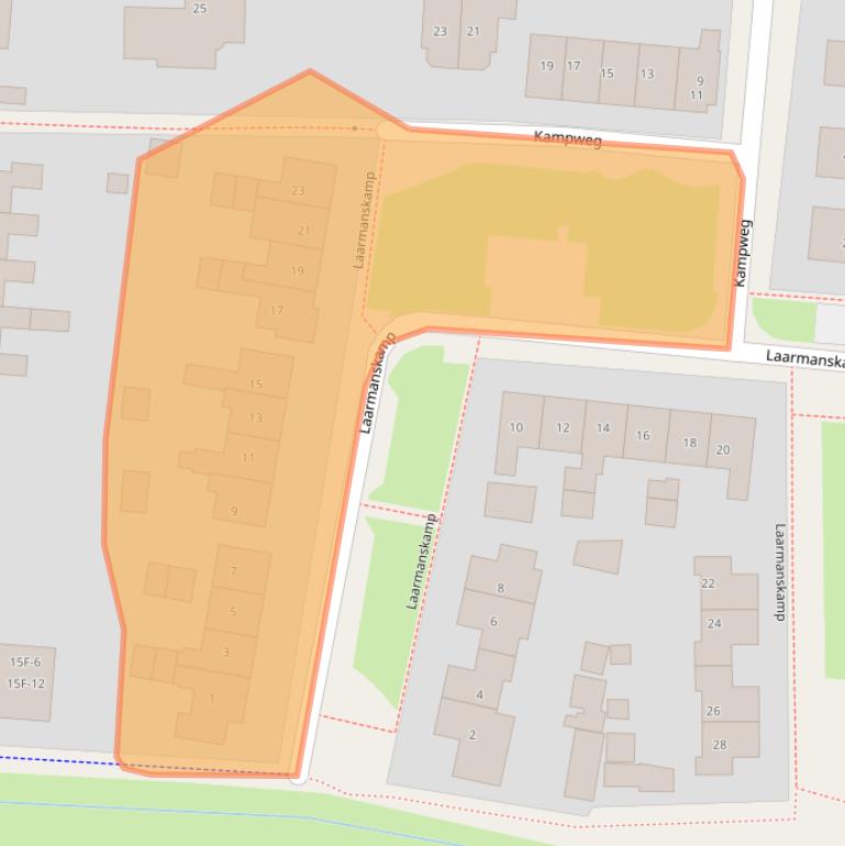 Kaart van postcodegebied 7433AR.