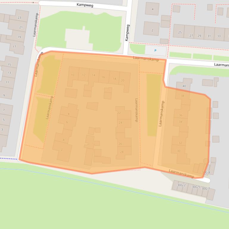 Kaart van postcodegebied 7433AT.