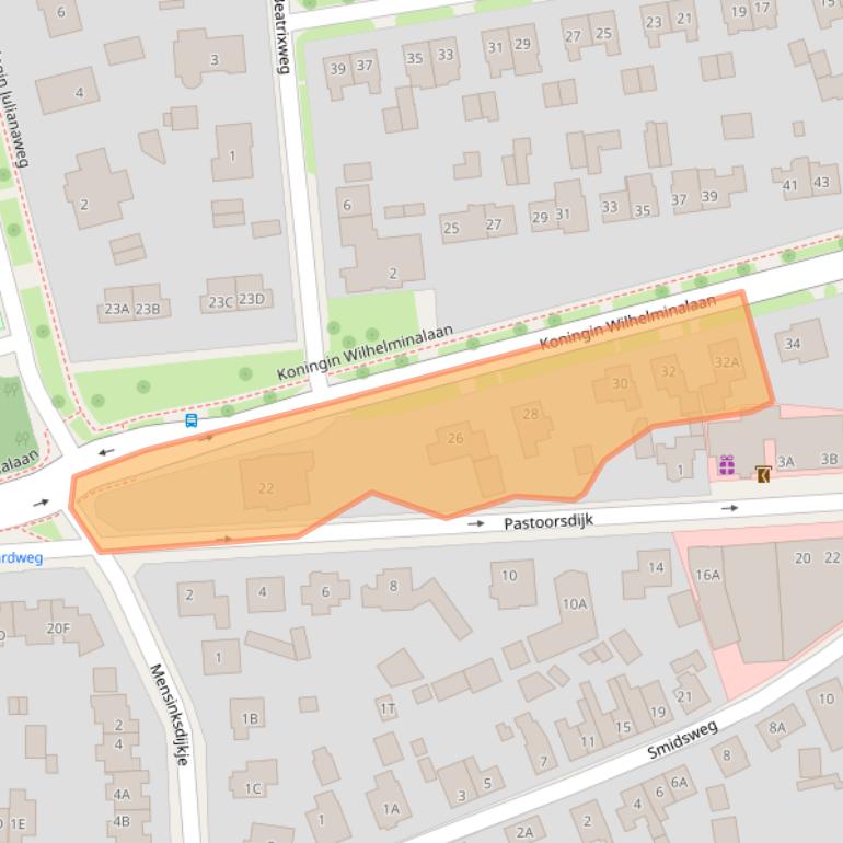 Kaart van postcodegebied 7433CH.