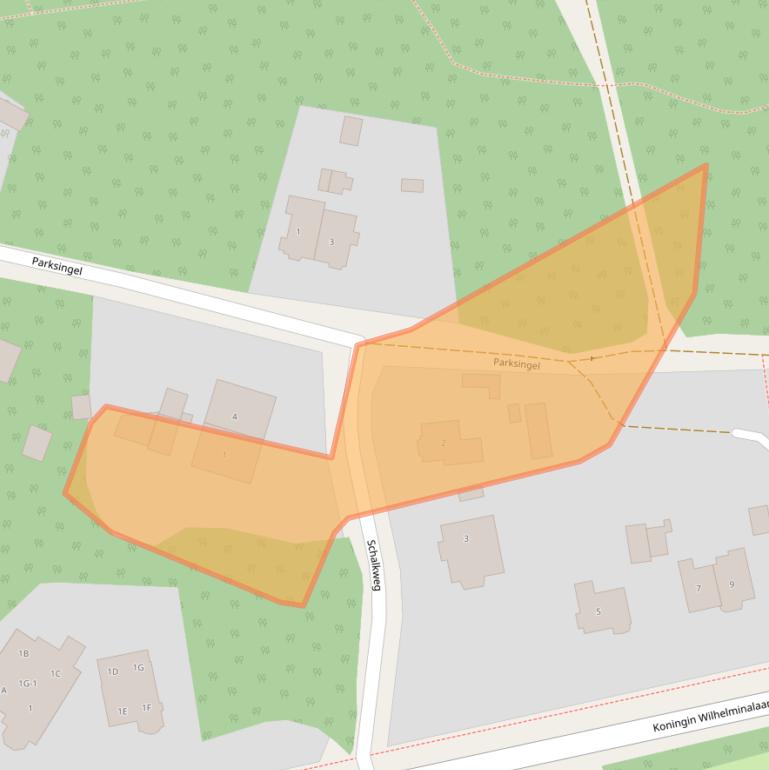 Kaart van postcodegebied 7433CR.