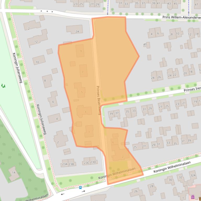 Kaart van postcodegebied 7433DB.