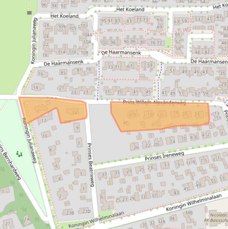Kaart van postcodegebied 7433DC.