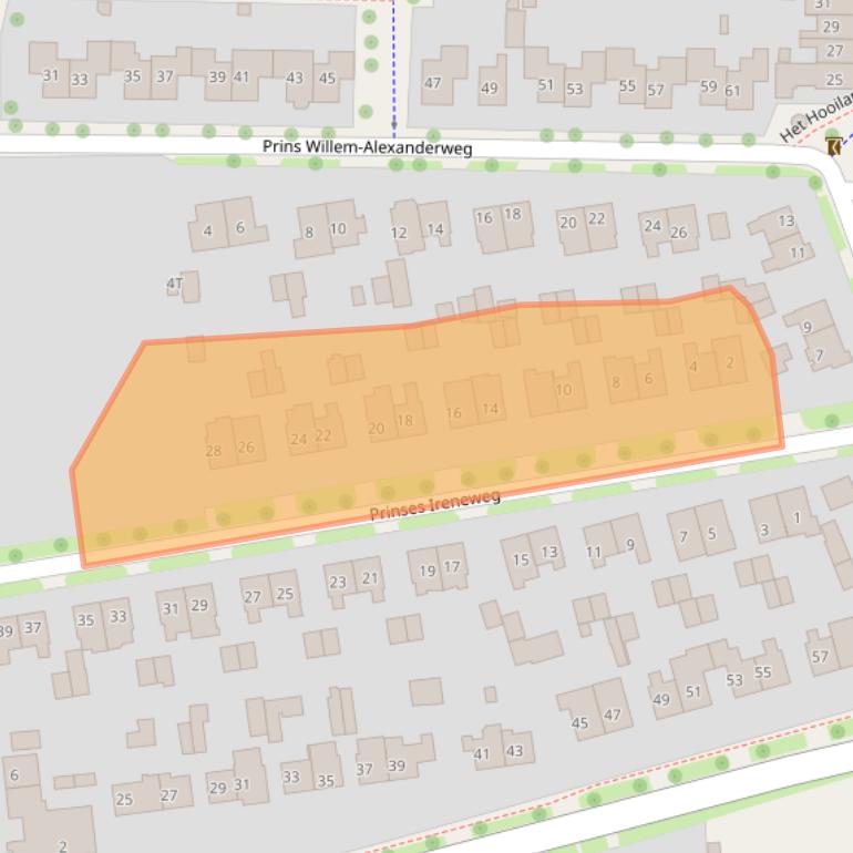 Kaart van postcodegebied 7433DE.
