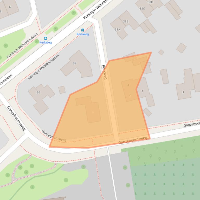 Kaart van postcodegebied 7433DJ.