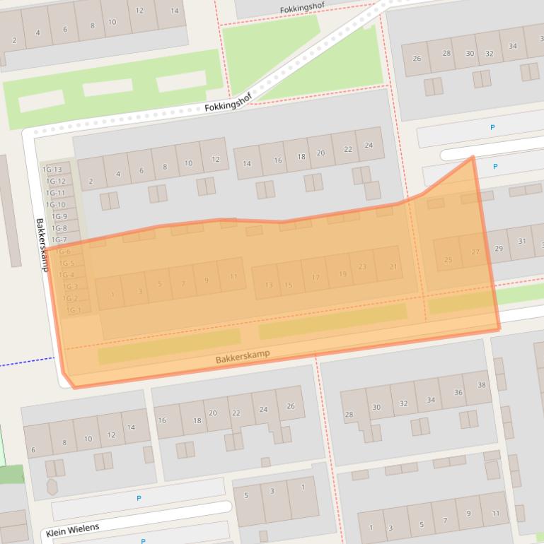 Kaart van postcodegebied 7433EJ.