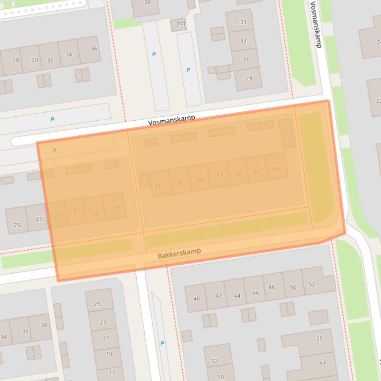 Kaart van postcodegebied 7433EK.