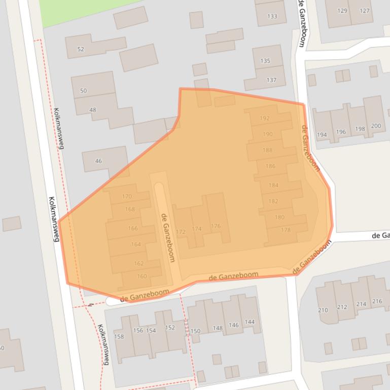 Kaart van postcodegebied 7433GB.