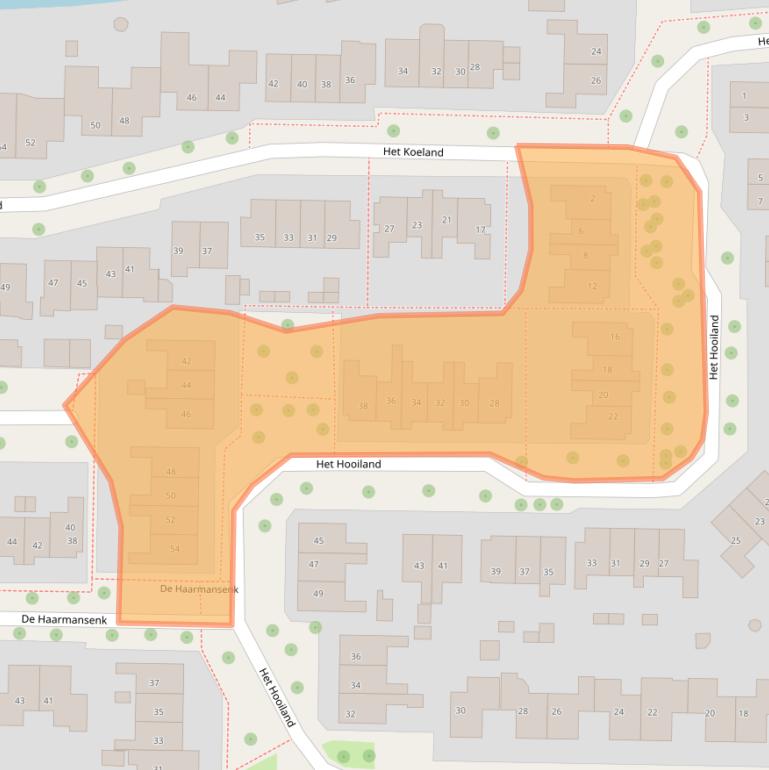 Kaart van postcodegebied 7433HA.