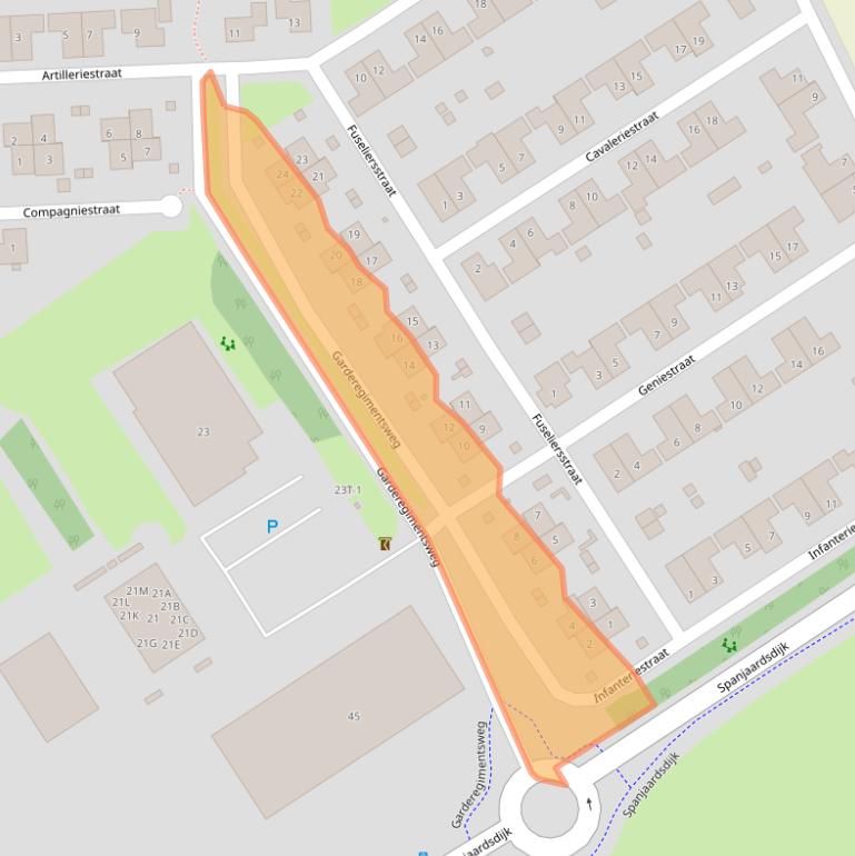 Kaart van postcodegebied 7433MB.