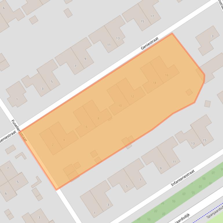 Kaart van postcodegebied 7433MH.