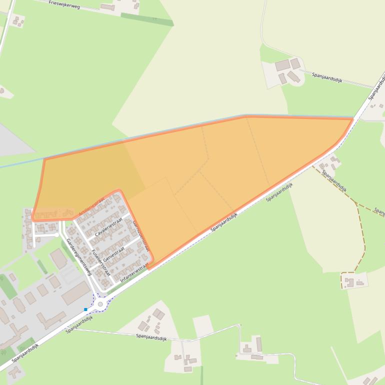 Kaart van postcodegebied 7433ML.