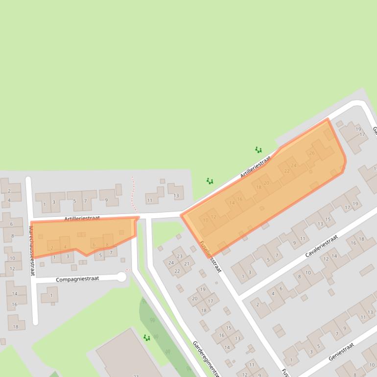 Kaart van postcodegebied 7433MN.