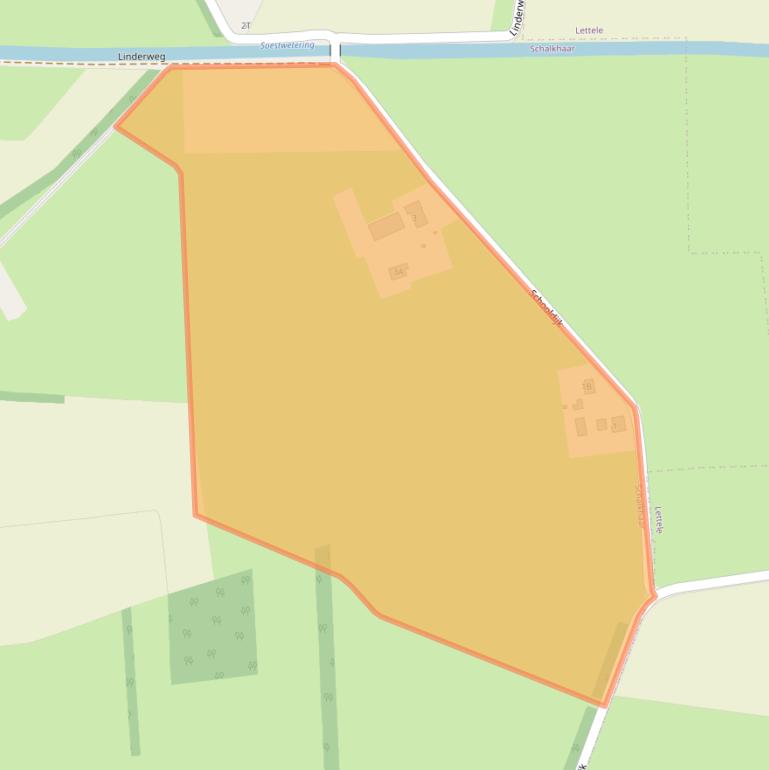 Kaart van postcodegebied 7433PD.