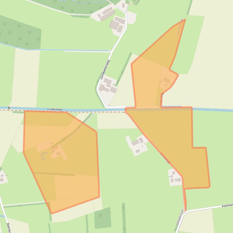 Kaart van postcodegebied 7433PG.