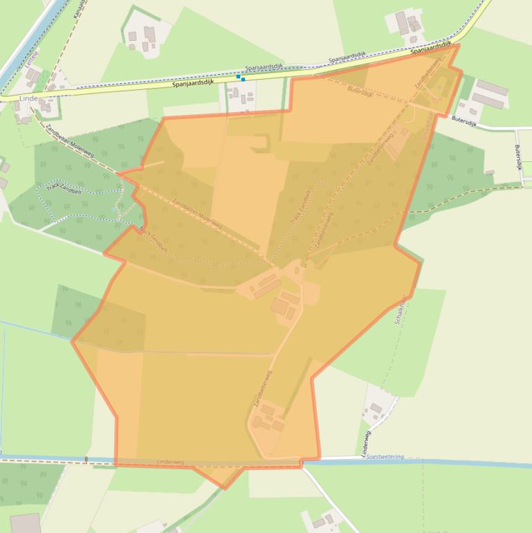 Kaart van postcodegebied 7433PJ.