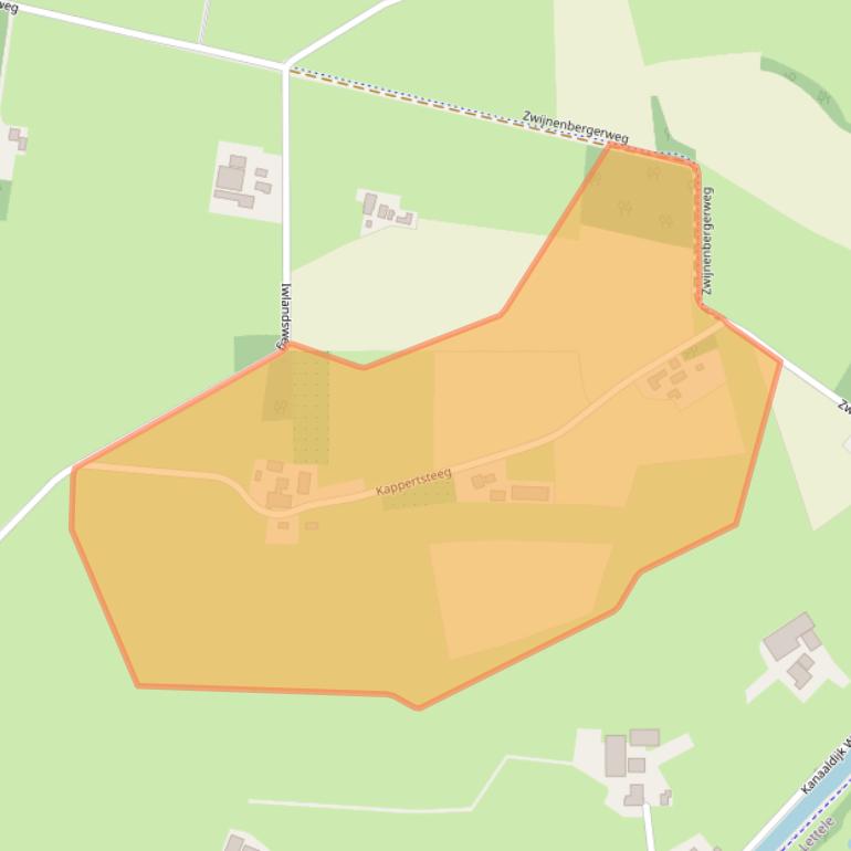 Kaart van postcodegebied 7433RJ.