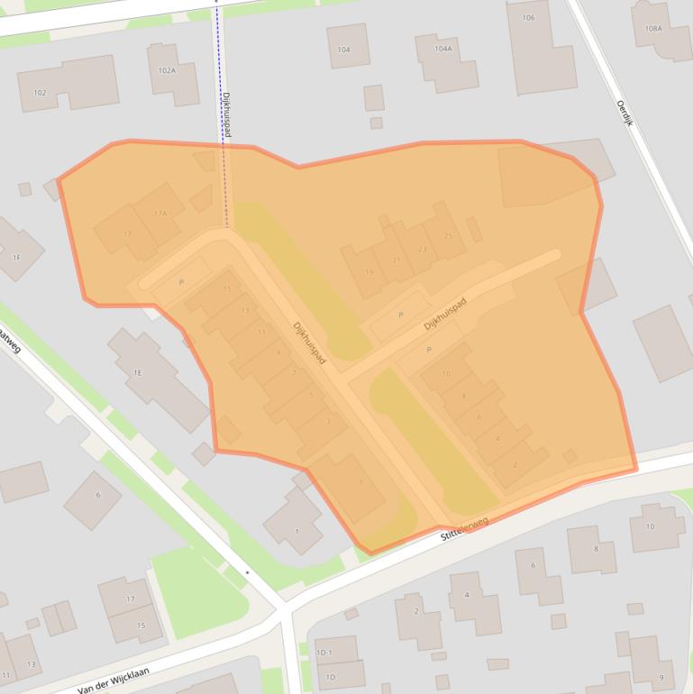 Kaart van postcodegebied 7433SM.