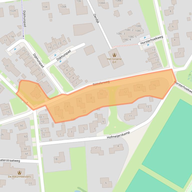 Kaart van postcodegebied 7433SN.