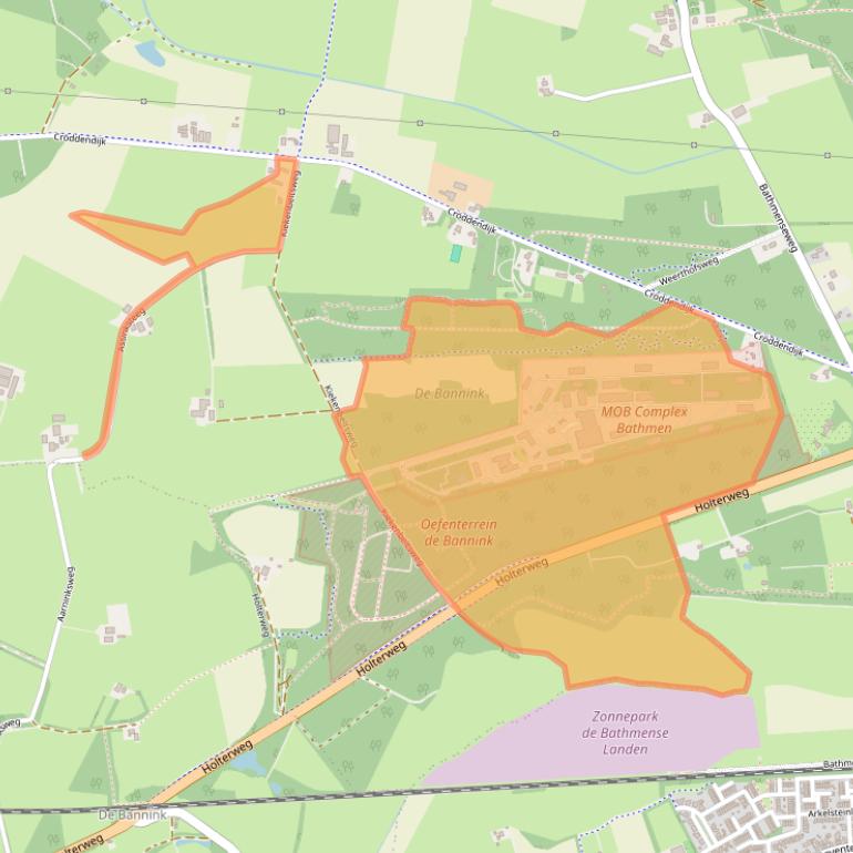 Kaart van postcodegebied 7434PC.