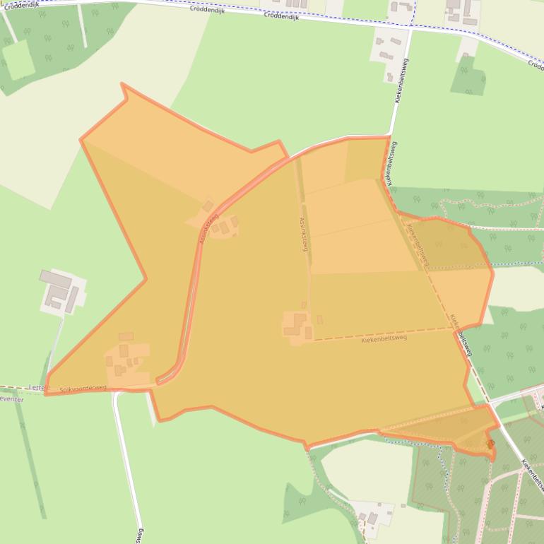 Kaart van postcodegebied 7434PR.