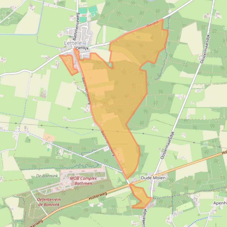 Kaart van postcodegebied 7434PV.