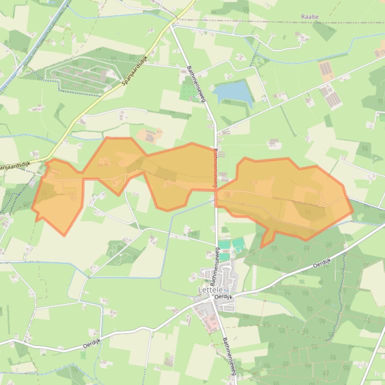 Kaart van postcodegebied 7434RG.