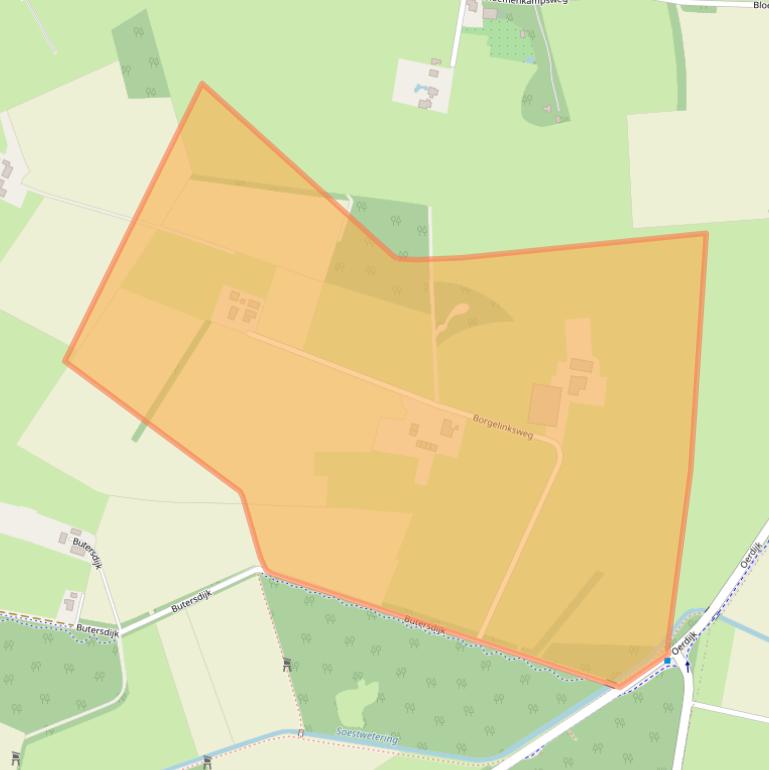 Kaart van postcodegebied 7434RH.