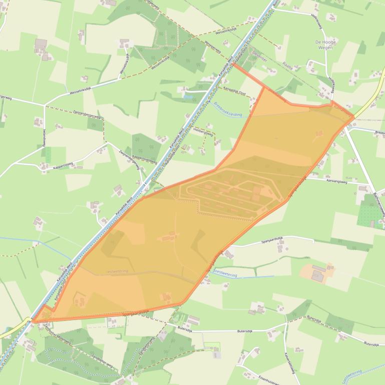 Kaart van postcodegebied 7434RS.