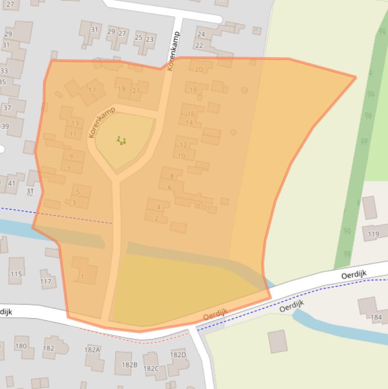 Kaart van postcodegebied 7434SB.