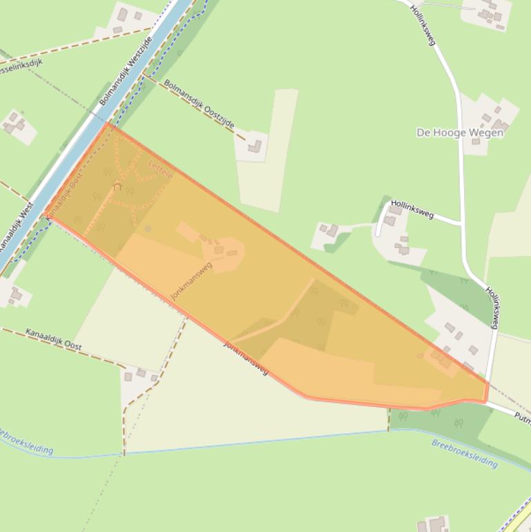 Kaart van postcodegebied 7434SH.