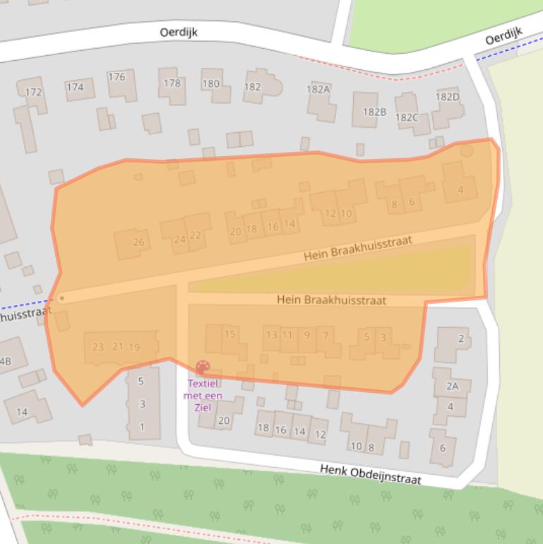 Kaart van postcodegebied 7434SK.