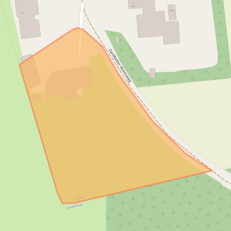 Kaart van postcodegebied 7434SZ.