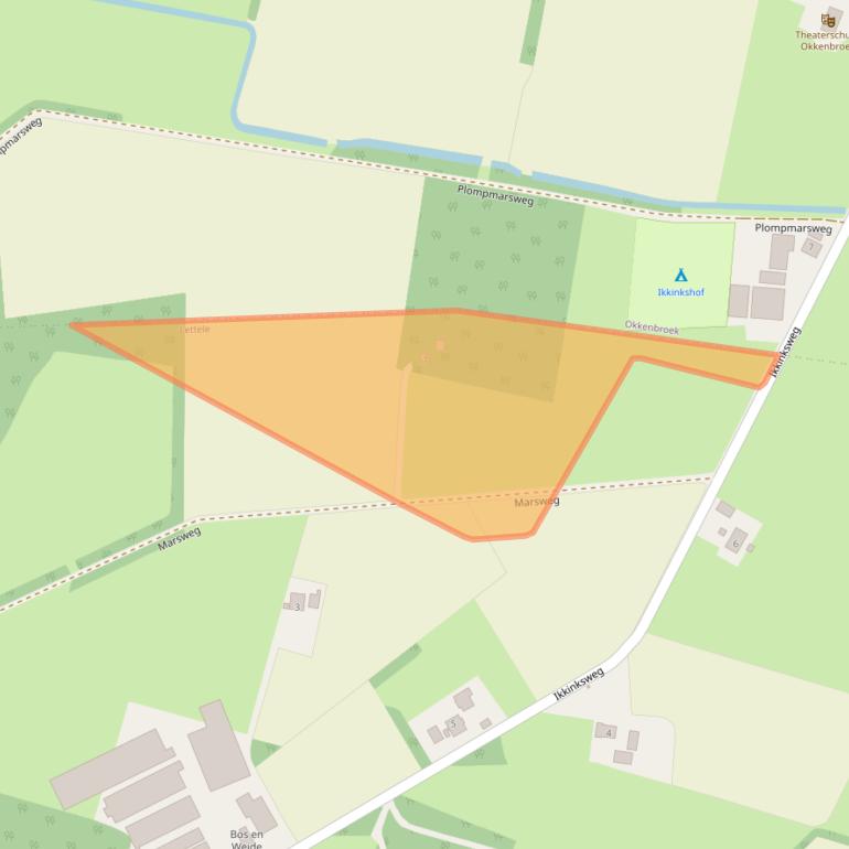 Kaart van postcodegebied 7434TA.