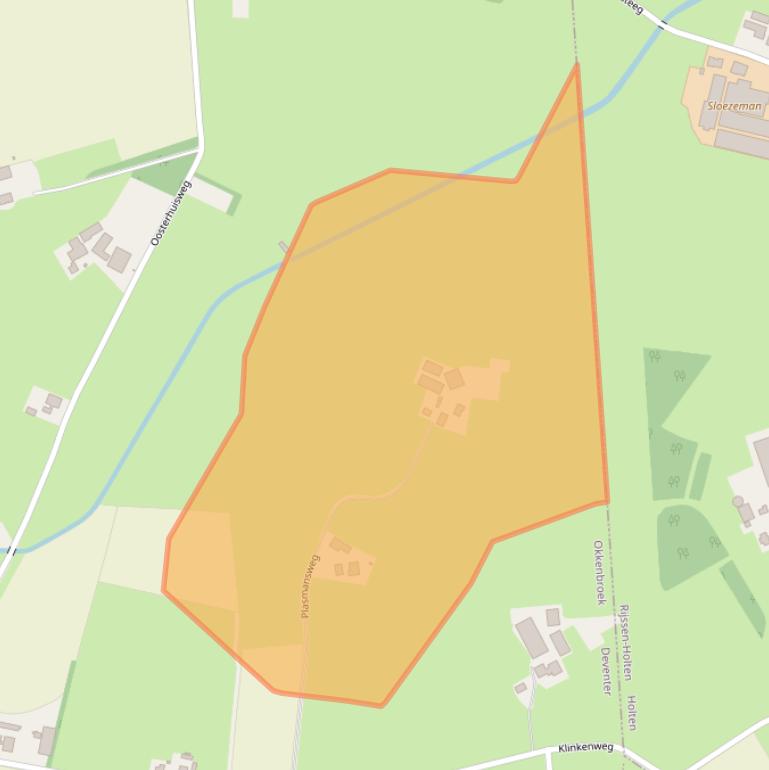 Kaart van postcodegebied 7435PE.