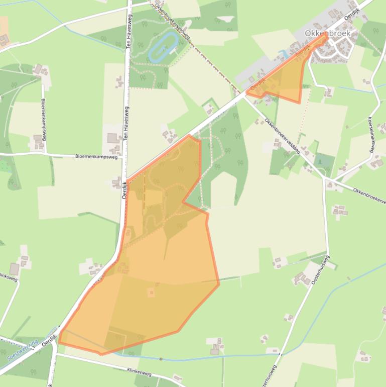 Kaart van postcodegebied 7435PK.